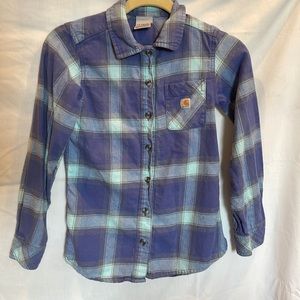 Girls Carhartt Button Down Size 12